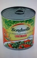 Bonduelle Very Fine Peas and Baby Carrots In Brine 200G.