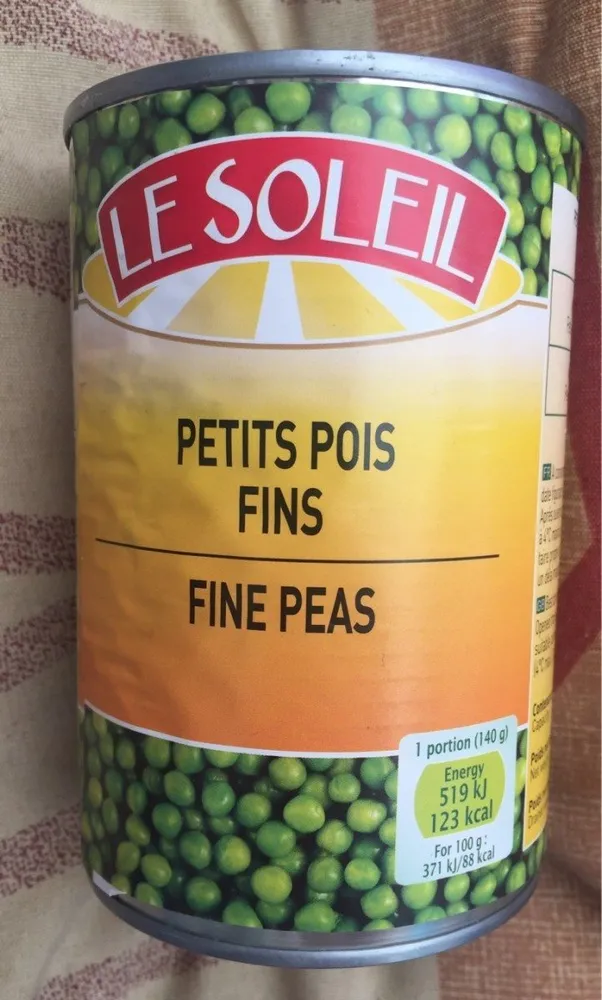 petits pois fins