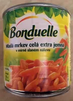 Mladá mrkev celá extra jemná v mírně slaném nálevu