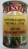 Petits pois et carottes tres fins à l'etuvee