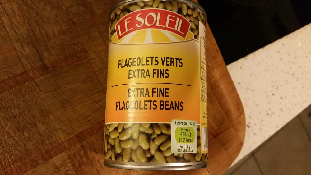 Flageolets verts extra fins