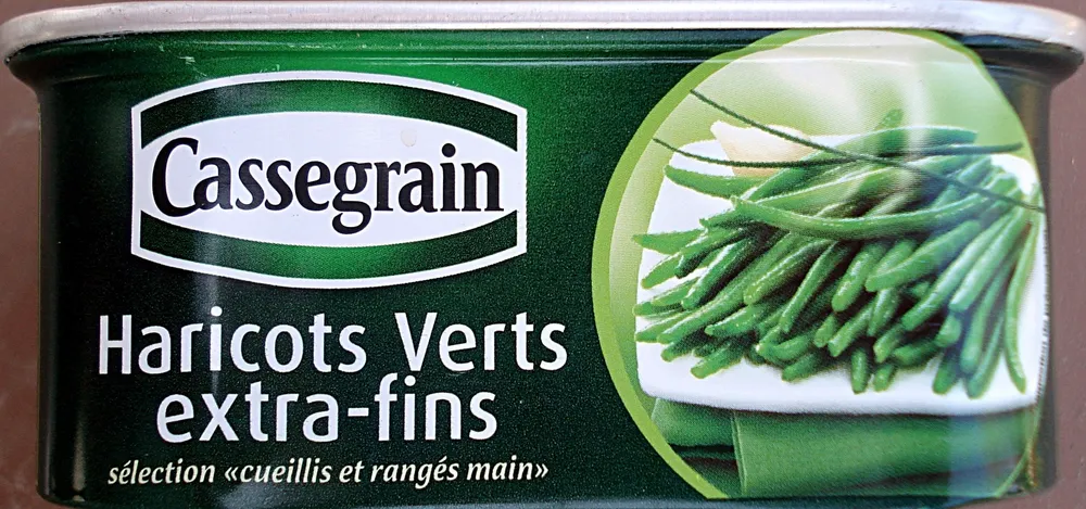 Haricots Verts extra-fins - 110 g - Cassegrain