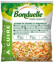 Julienne de légumes et romanesco