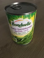 Bonduelle haricots verts très fins rangés