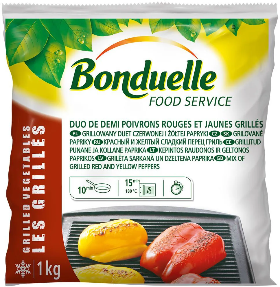 Duo de demi poivron grillé