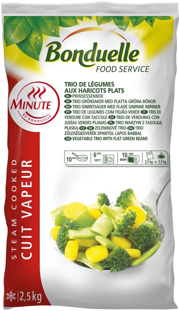 Trio de légumes har. plat Minute®