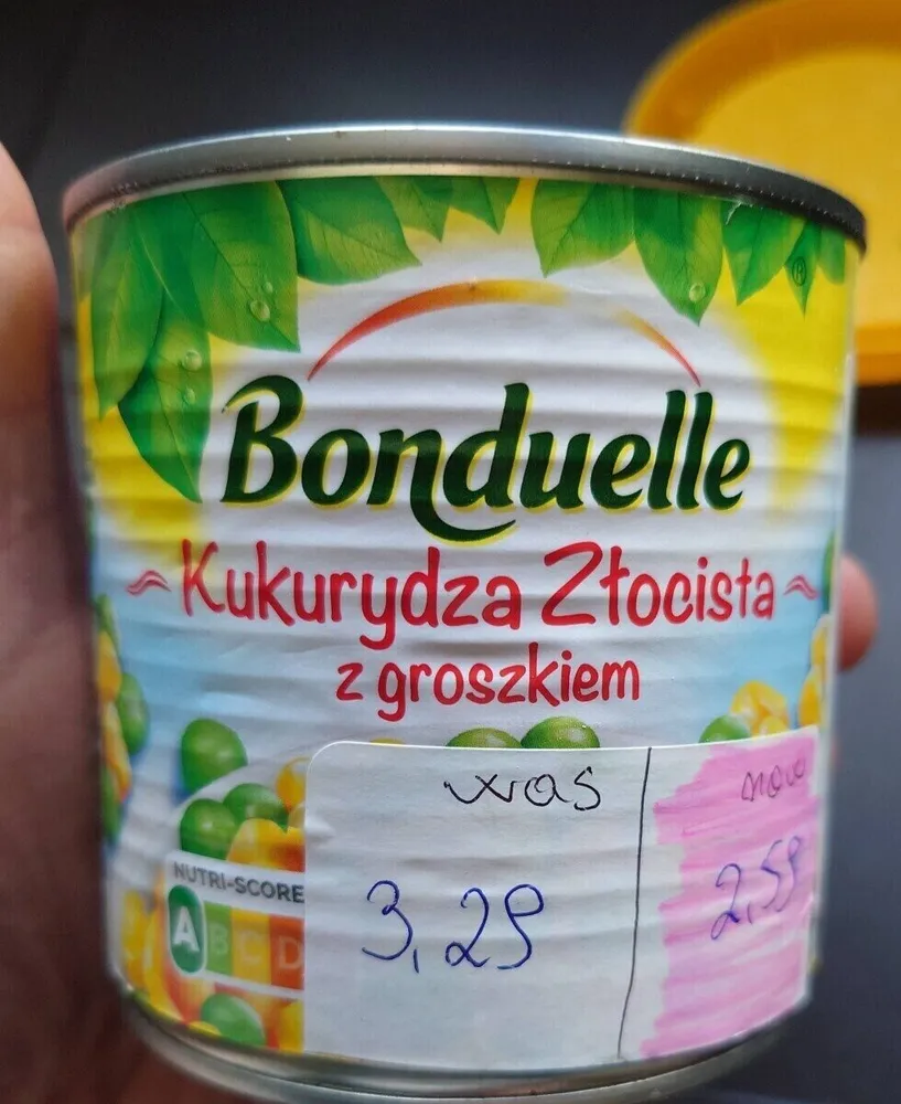 Kukurydza Złocista z groszkiem