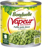Vapeur Extra-fondants Petits pois doux préparés