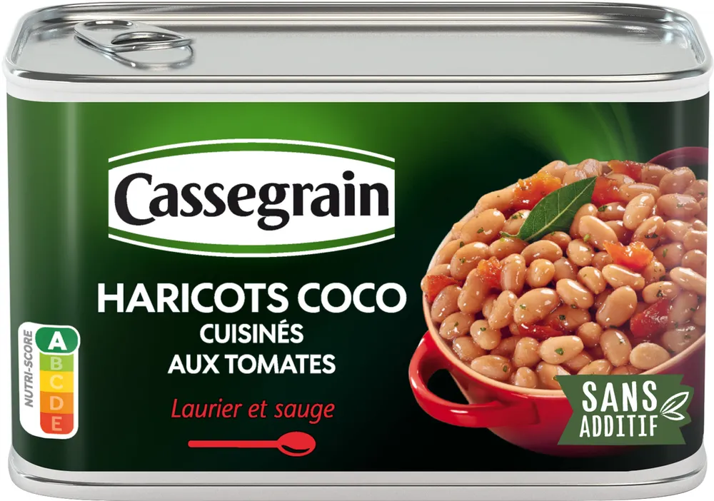 Haricots Coco cuisinés aux Tomates