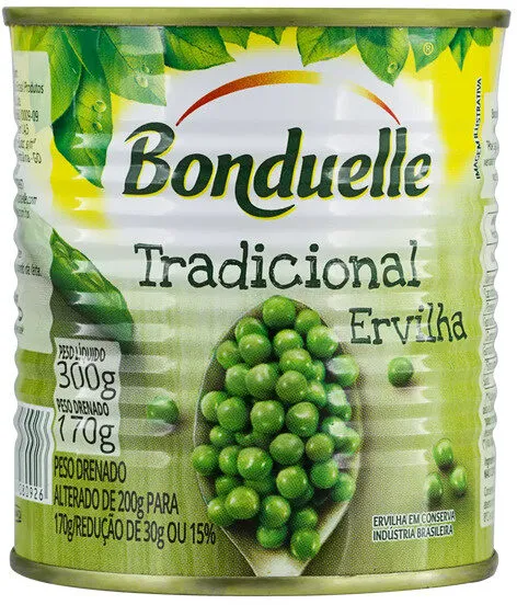 Ervilha Em Conserva Bonduelle Lata 200g
