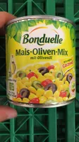 Mais-Oliven-Mix mit Olivenöl
