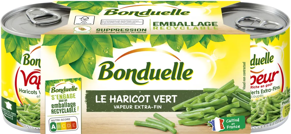 Haricots verts Vapeur 1/4x3