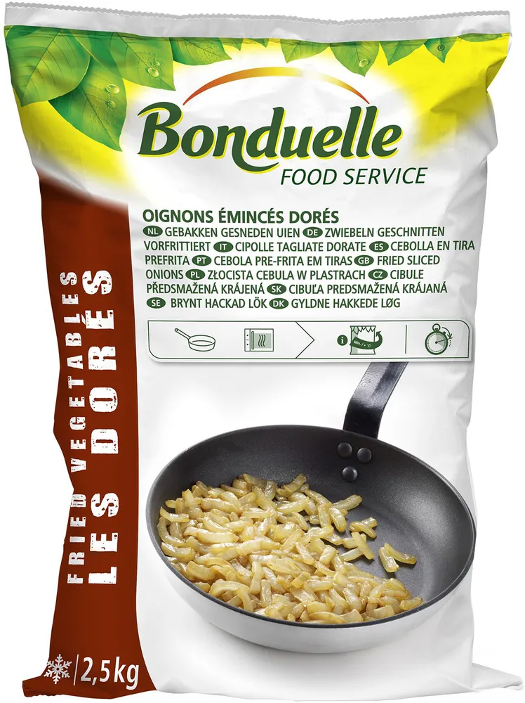 Oignon émincé préfrit