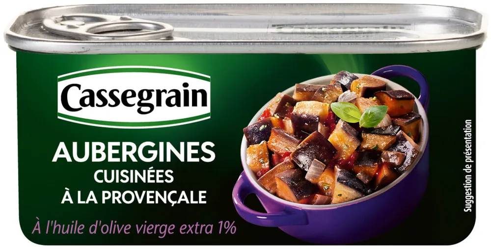 Aubergines cuisinées à la Provençale
