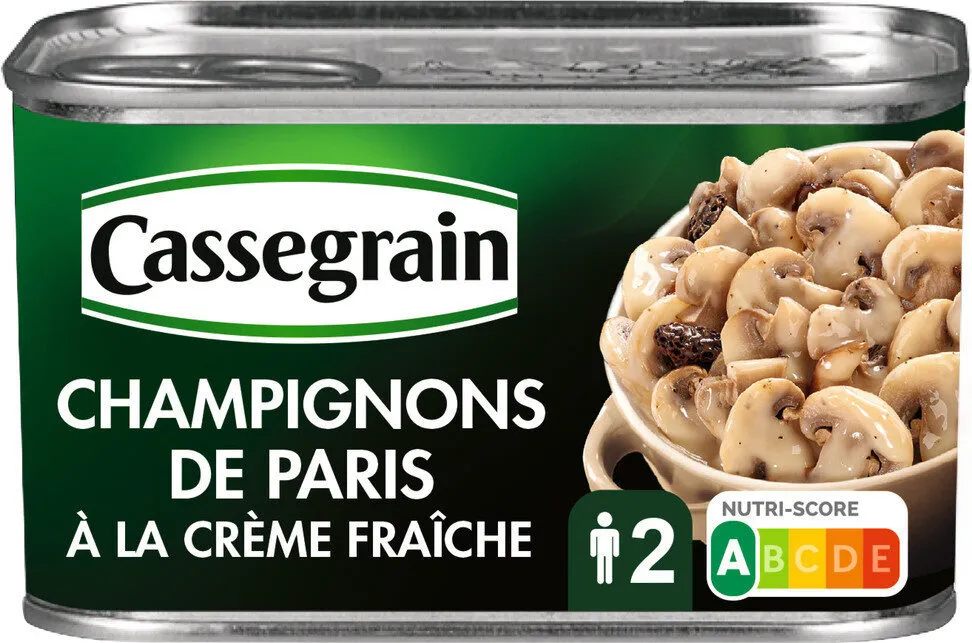 Champignons de Paris à la crème fraîche
