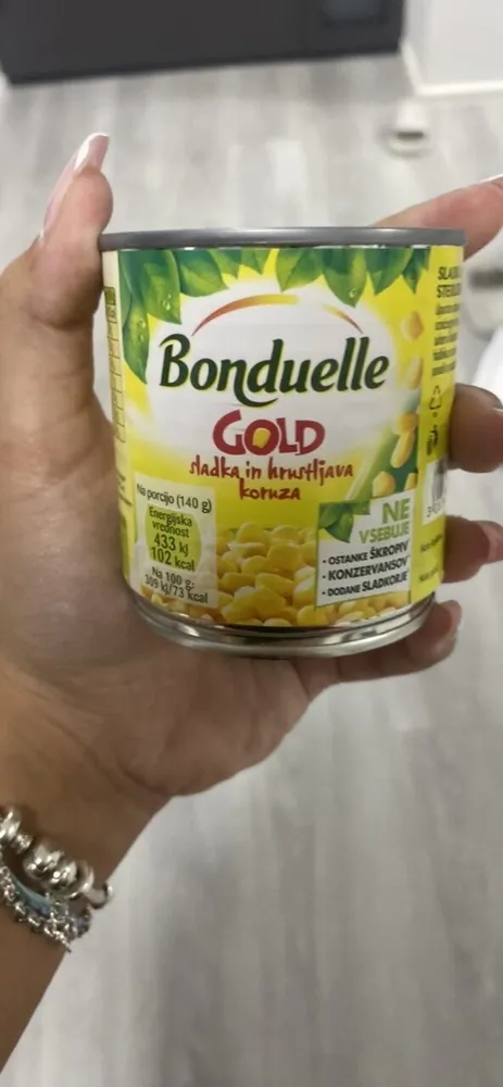 Bonduelle GOLD sladká in hrustljava koruza