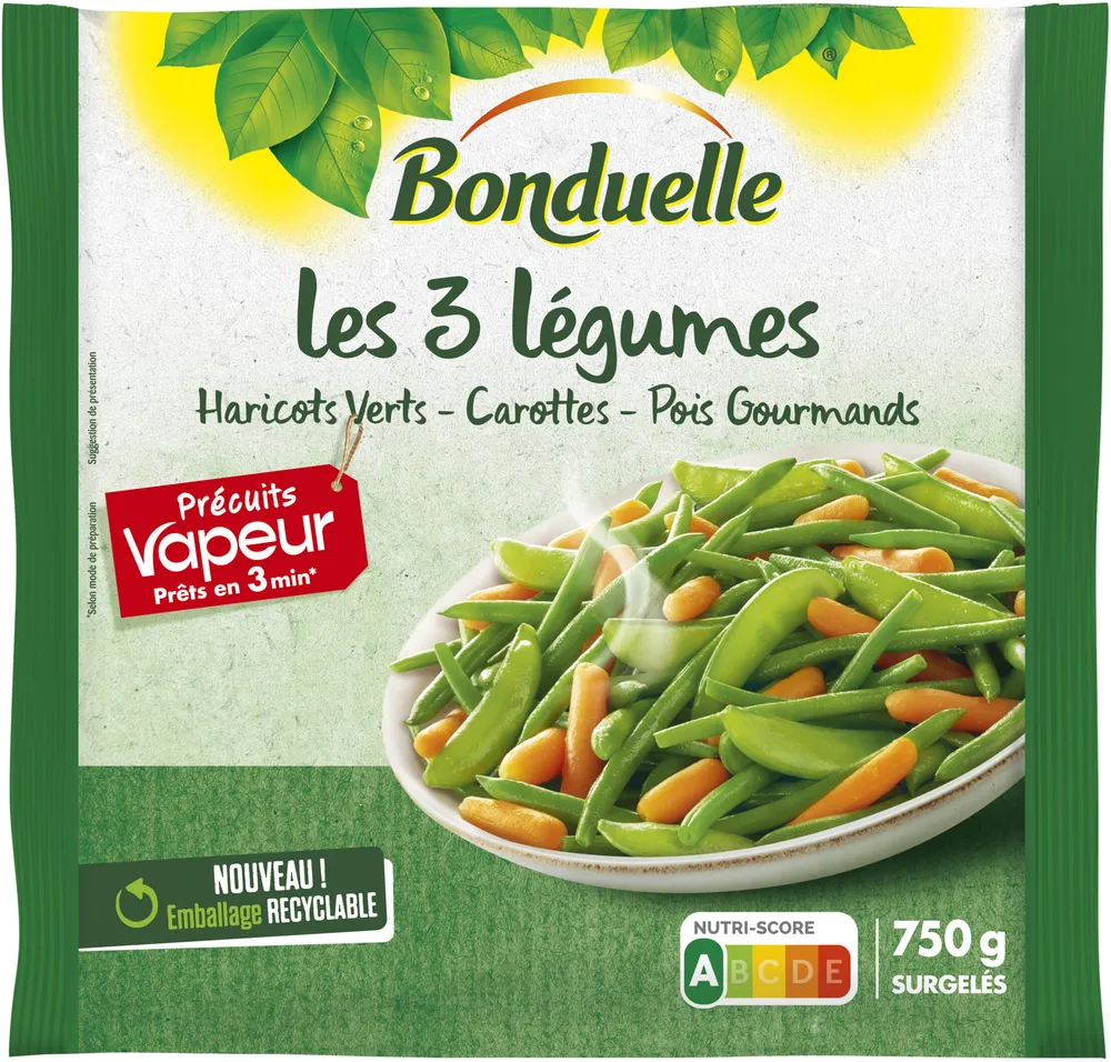Les 3 Légumes HV Car Pois 750g