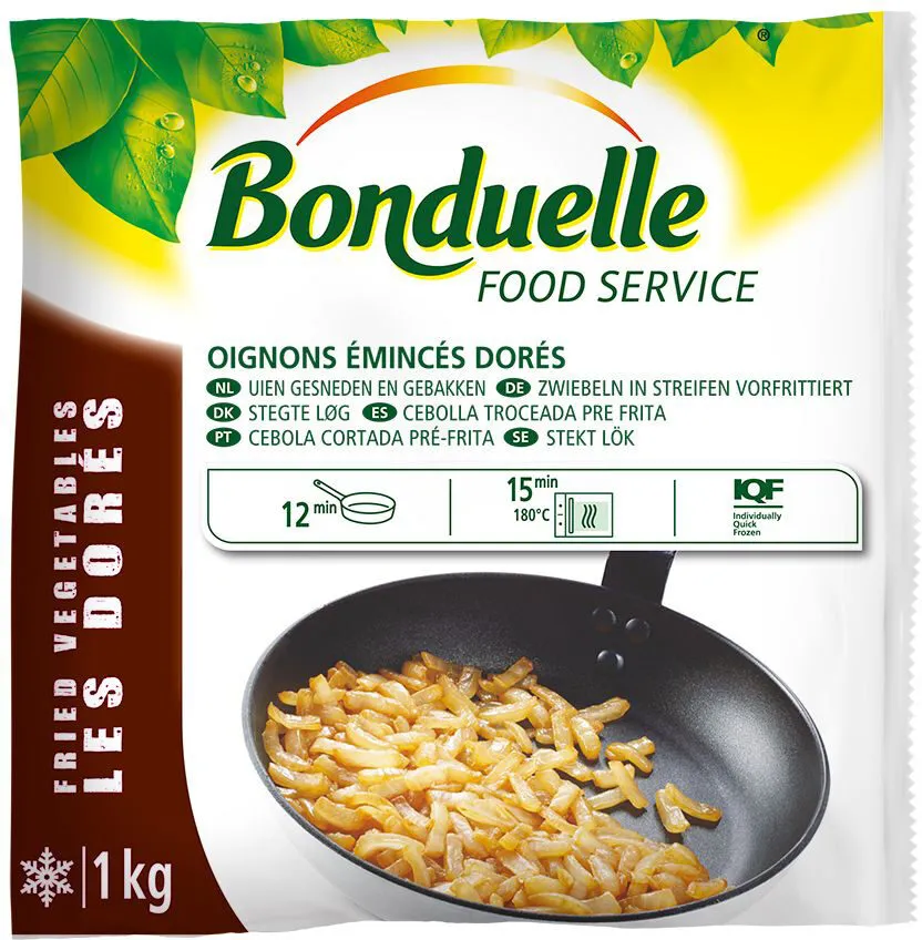 Oignon émincé doré