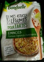 Émincés poireaux, oignons et champignons