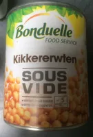 Pois chiches sous vide