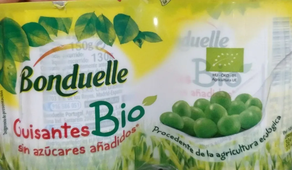Guisantes ecológicos