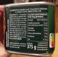 Courgettes à la Provençale 1/2