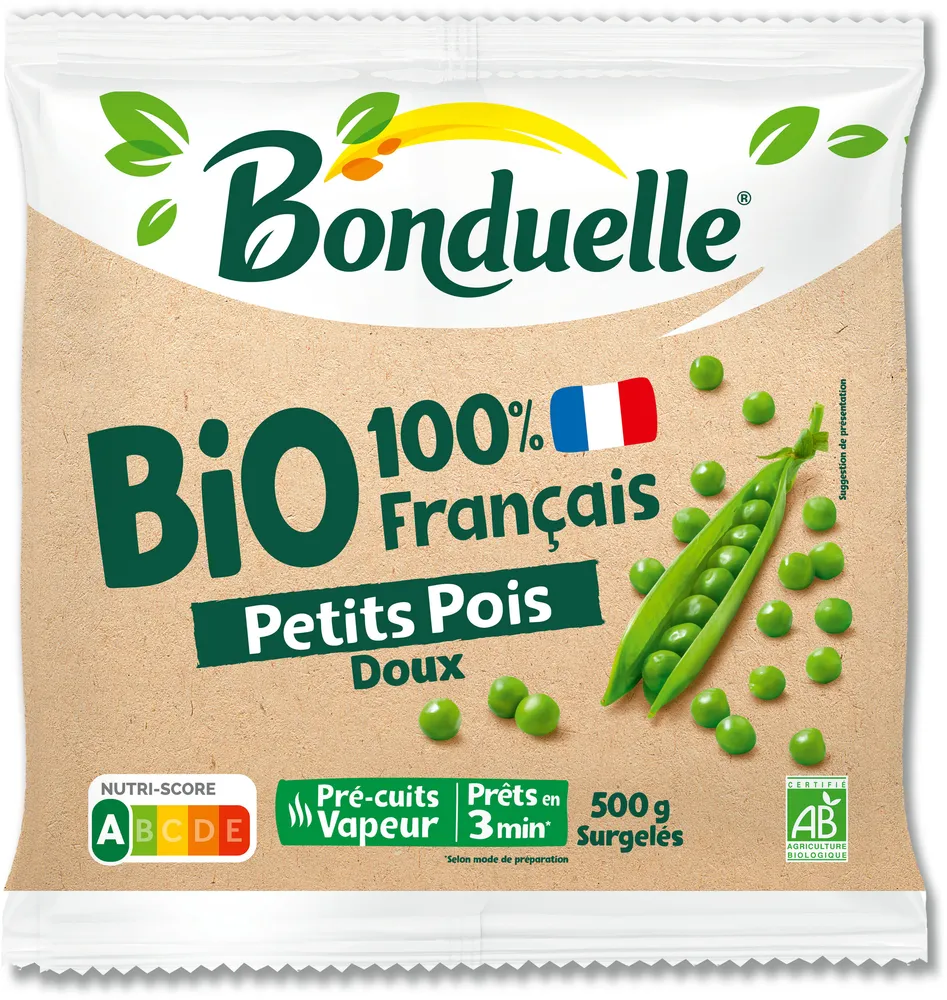 Petits Pois Bio 100% Français 500g