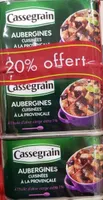 Aubergines cuisinées à la provençale 3 x 375 g dont 20%  offert