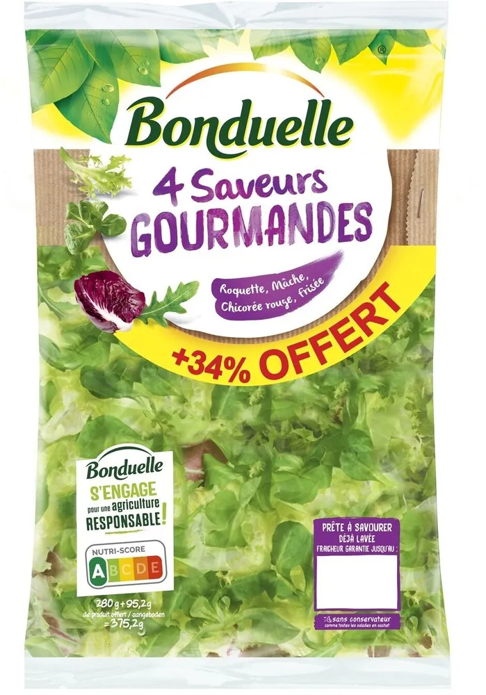 4 saveurs gourmandes 280g+34%