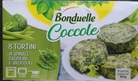 Coccole Tortini Spinaci Fagiolini Broccoli