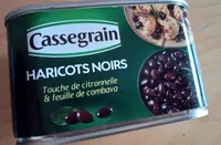 Haricots noirs, touche de citronnelle & feuille de combava