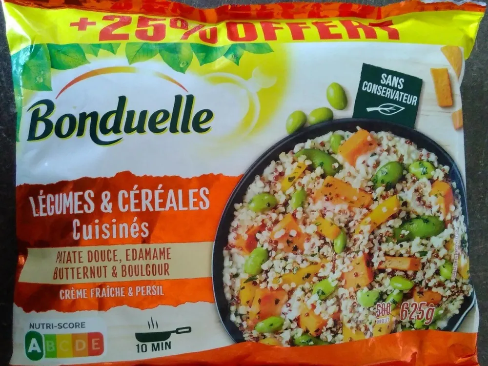 Légume & céréales cuisinés