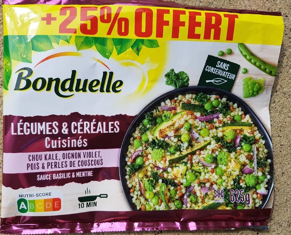 Légumes & Céréales cuisinés