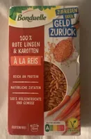 Rote linsen & karotten a la reis