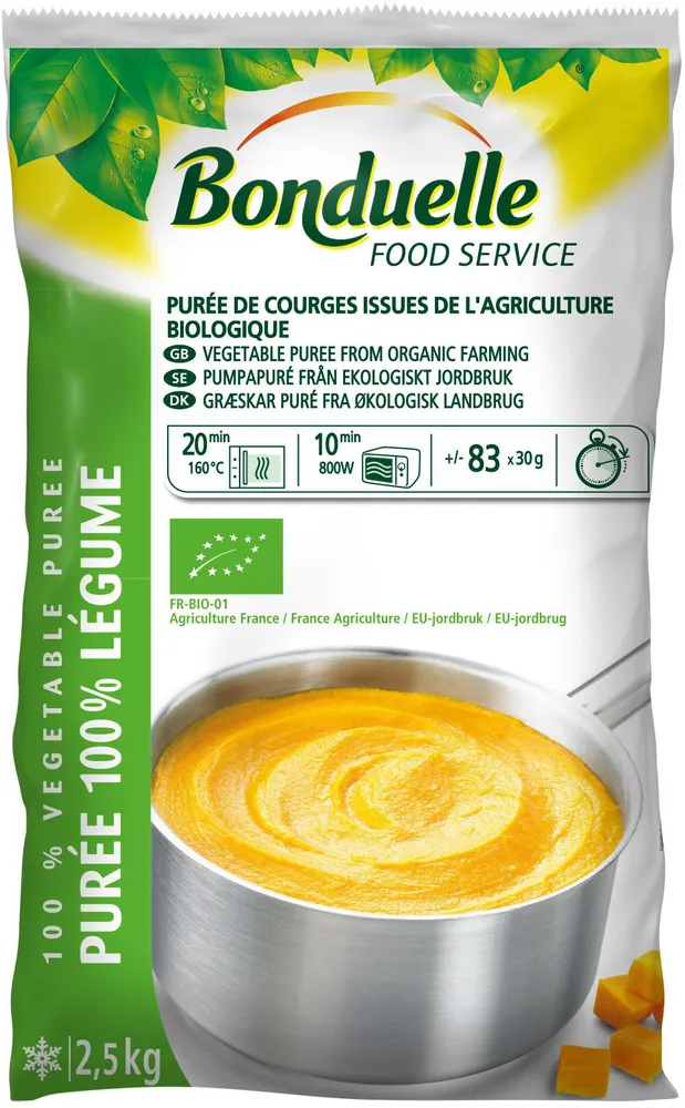 Purée courges 100% légume BIO FR