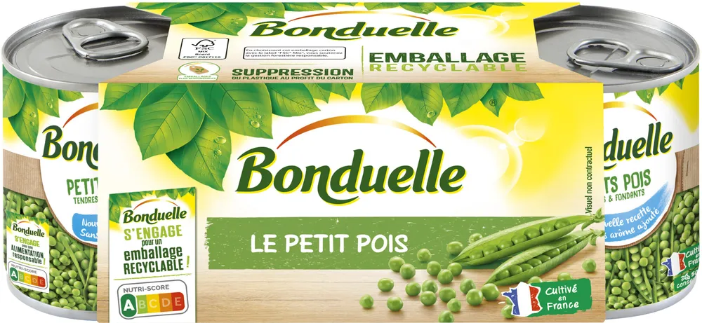 Petits pois ss arôme ajouté 1/4 x3