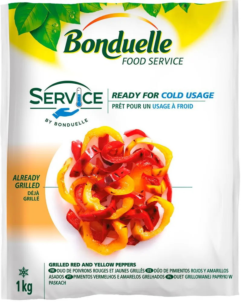 Duo poivron lanière grillé Service