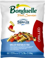 Trio de légumes grillés Service