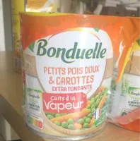 Petits poids doux et carotes