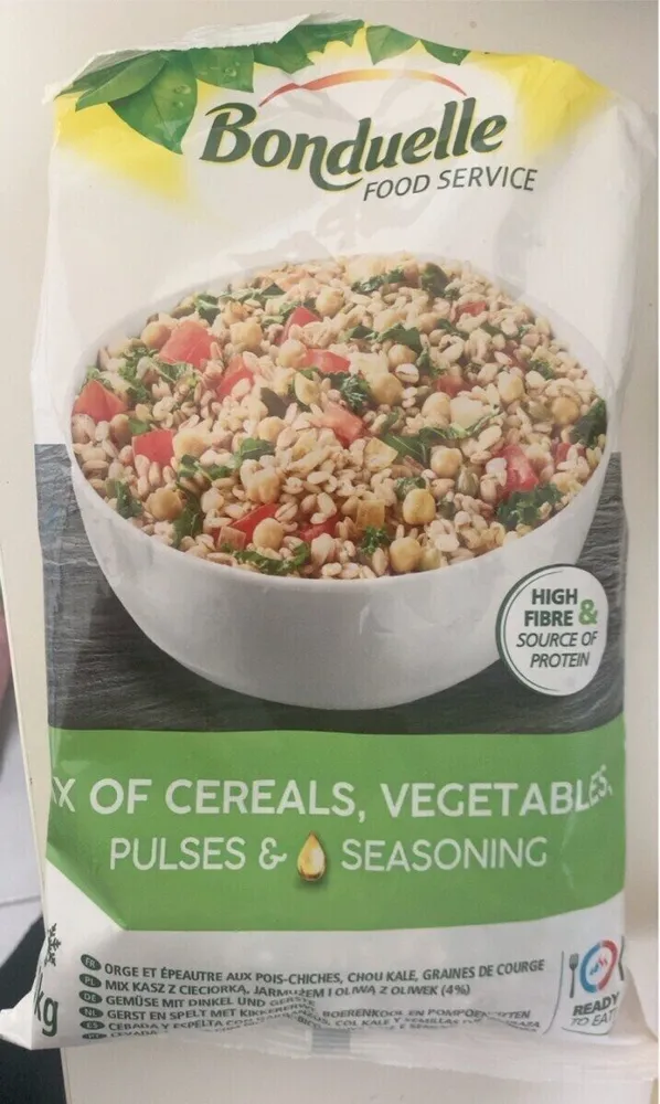 MIX OF CEREALS, VEGETABLES, PULSES & SEASONING