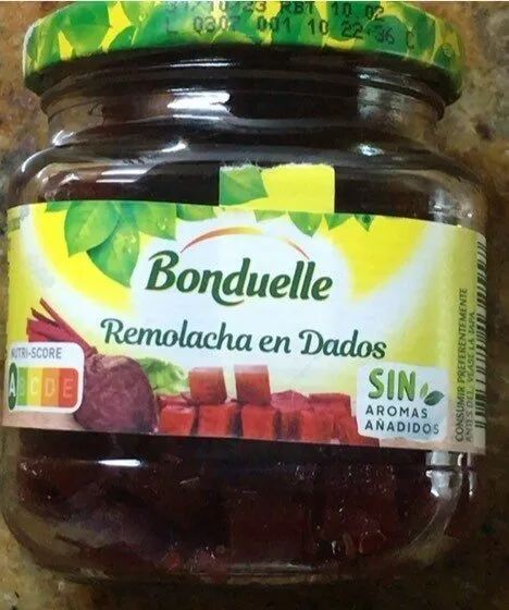 Remolacha en dados