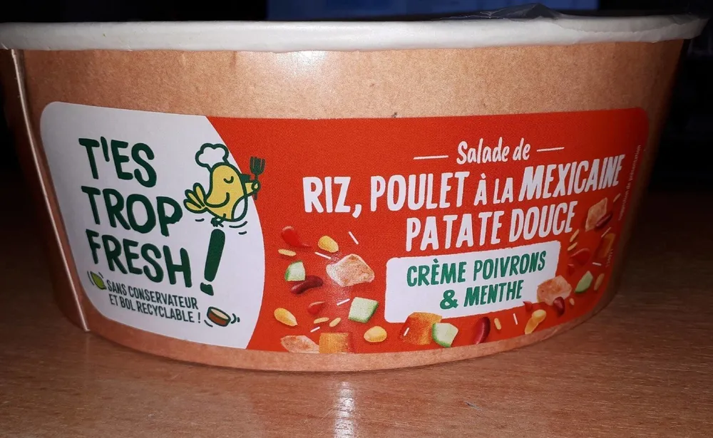 Riz poulet à la mexicaine et patate douce