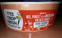 Riz poulet à la mexicaine et patate douce