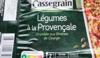 Crumble légumes cuisinés Blé 330g