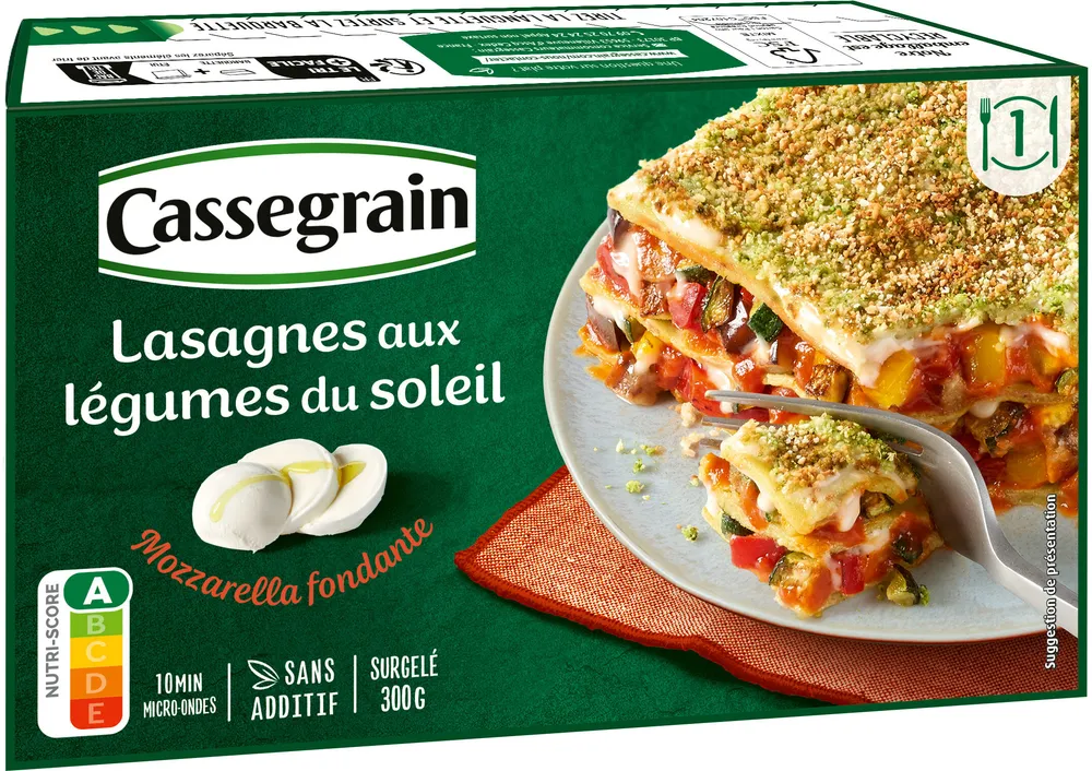 Lasagnes aux Légumes du Soleil 300G