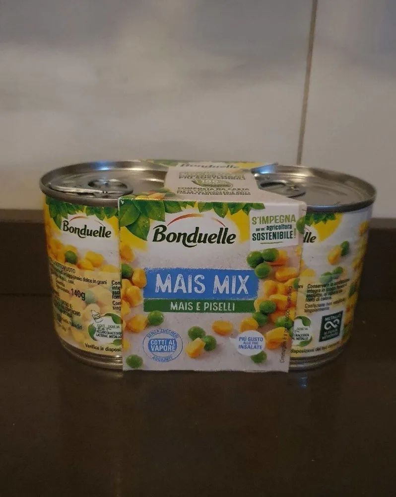 Bonduelle mais e piselli