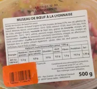 Museau de boeuf a la lyonnaise