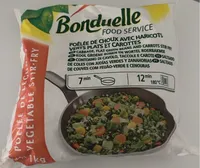 POÊLÉE DE CHOUX AVEC HARICOTS VERTS PLATS ET CAROTTES