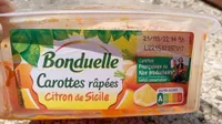 Carottes râpées citron de Sicile