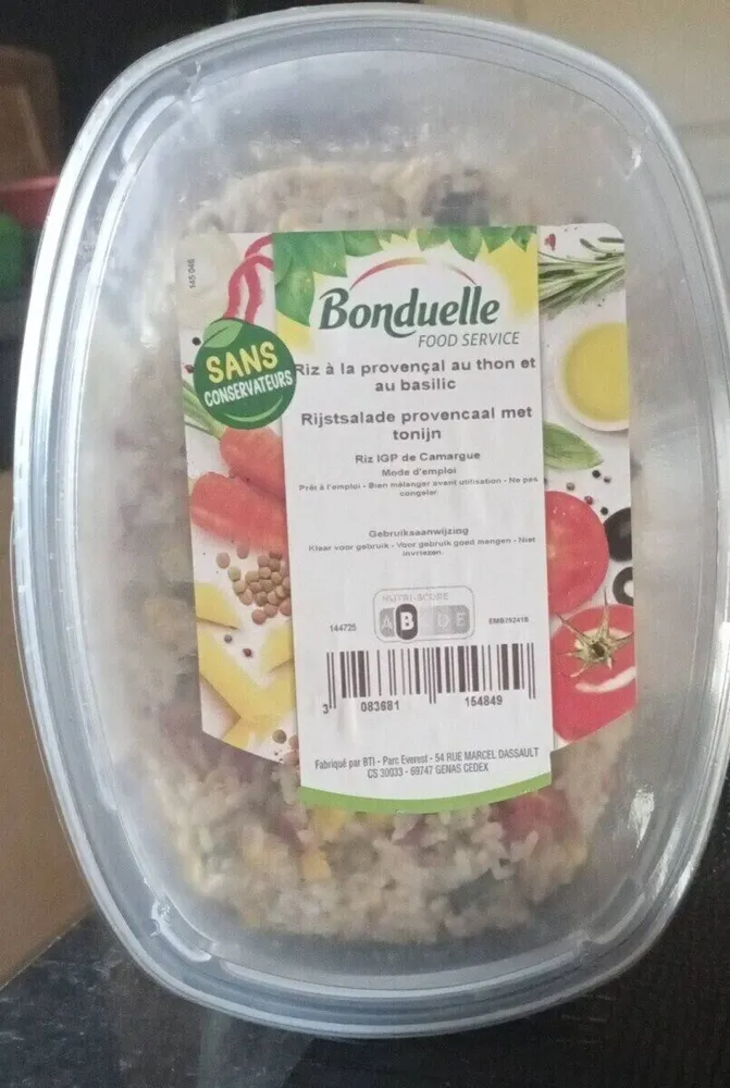 Riz provençal au thon